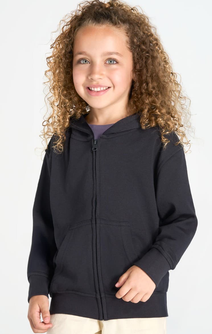 FELPA FULL ZIP CAPPUCCIO FRENCH TERRY